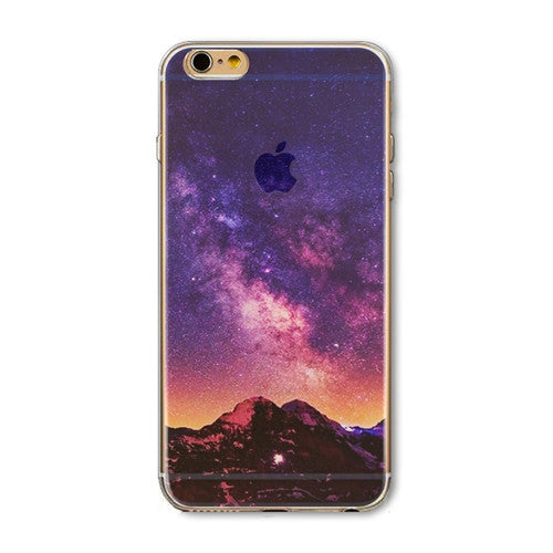 iPhone Case Cover For iPhone 6 6s 4.7" Ultra Soft TPU Silicon Transparent Flowers Animals Scenery Mobile Phone Bag Cover-Dollar Bargains Online Shopping Australia