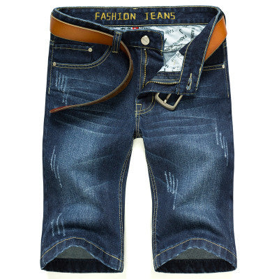 male black skinny jeans shorts men's clothing trend slim small trousers male casual trousers Large size 27-36-Dollar Bargains Online Shopping Australia