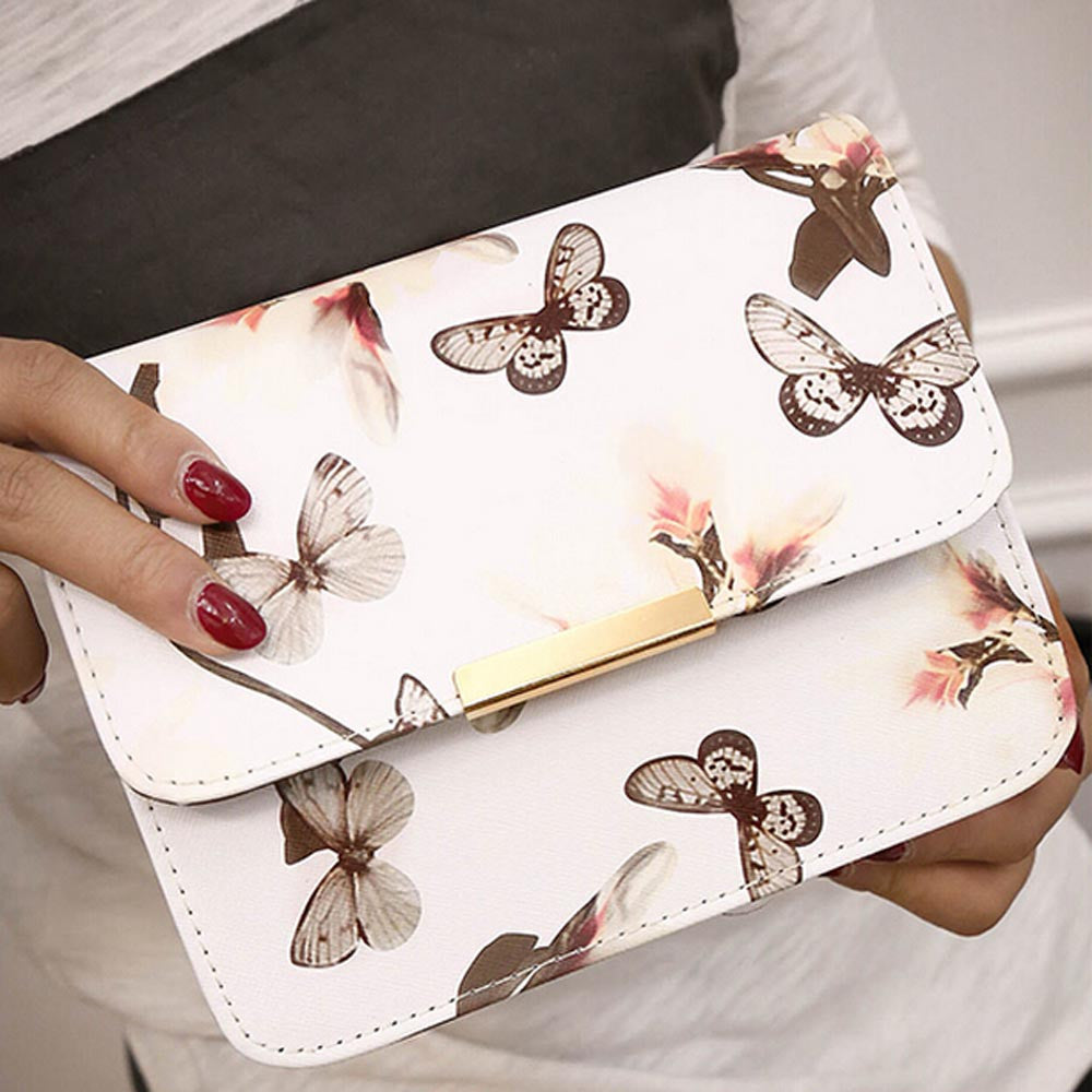 Women Floral leather Shoulder Bag Leather Handbag Retro Female Small Messenger Bag Famous Designer Clutch Shoulder Bags Bolsa-Dollar Bargains Online Shopping Australia