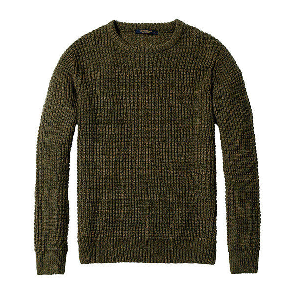 Simwood Brand Men Wool Sweater Autumn Winter O-neck Thick Kintwear Pullover Christmas Mens Sweaters High Quality MY396-Dollar Bargains Online Shopping Australia