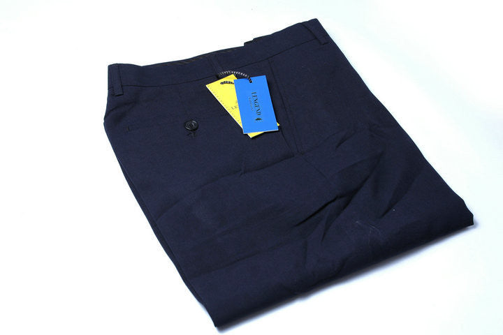 Men Brand Work Wear Office Black Blue Gray Flat Suit Pants Wedding Party Business Formal Trousers-Dollar Bargains Online Shopping Australia