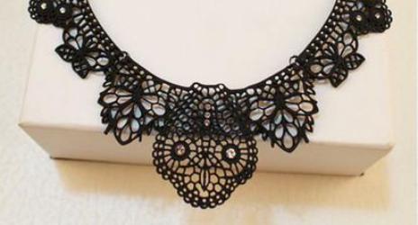 Moon Retro Black Hollow Crystal Gem Ethnic Alloy Collar Choker Statement Necklaces New 2015 Vintage Jewelry Women N270 - CelebritystyleFashion.com.au online clothing shop australia