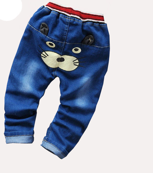 New Cartoon Fashion Character Children Kids Baby Boy Girls Pants Baby Girl Boys Jeans Pants Child Trousers Girls Jeans - CelebritystyleFashion.com.au online clothing shop australia