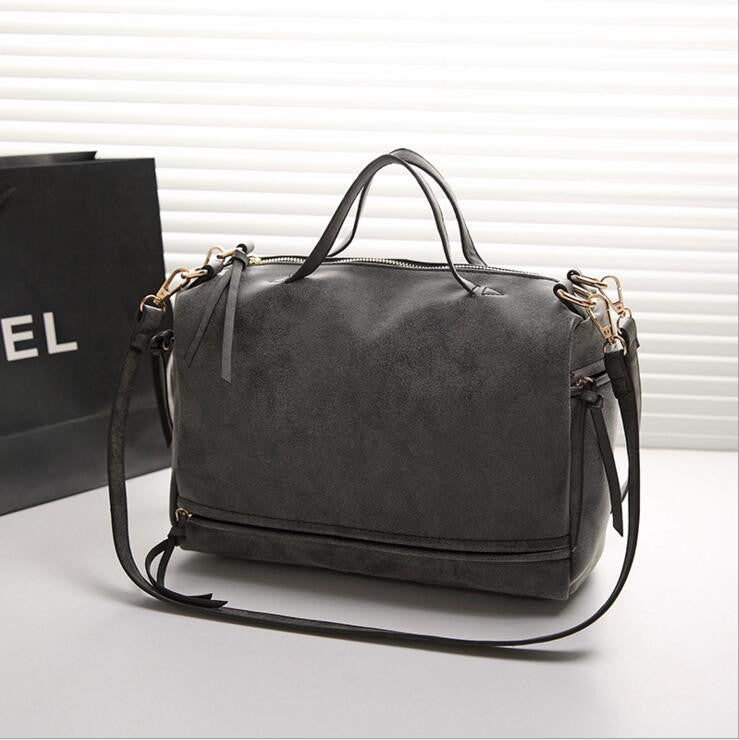 Arrive Women's Shoulder Bag Nubuck Leather Vintage Messenger Bag Motorcycle Shoulder Bags Women's Bag-Dollar Bargains Online Shopping Australia