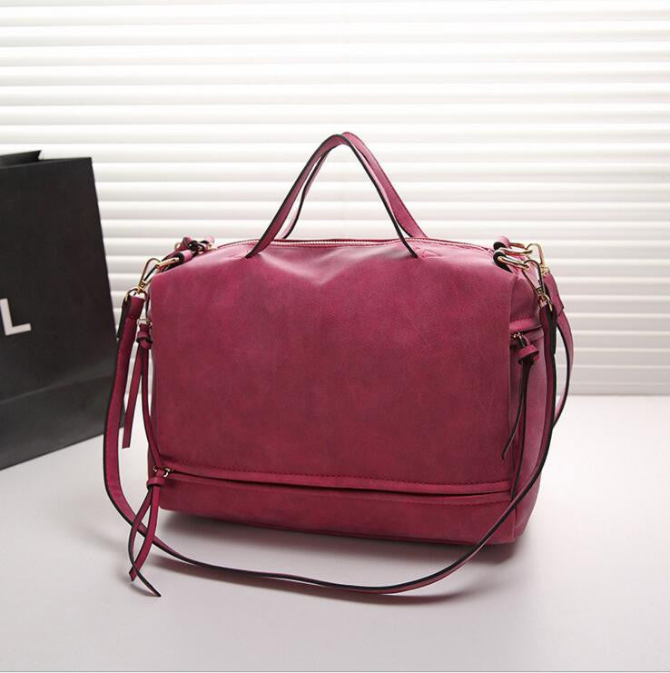 Arrive Women's Shoulder Bag Nubuck Leather Vintage Messenger Bag Motorcycle Shoulder Bags Women's Bag-Dollar Bargains Online Shopping Australia