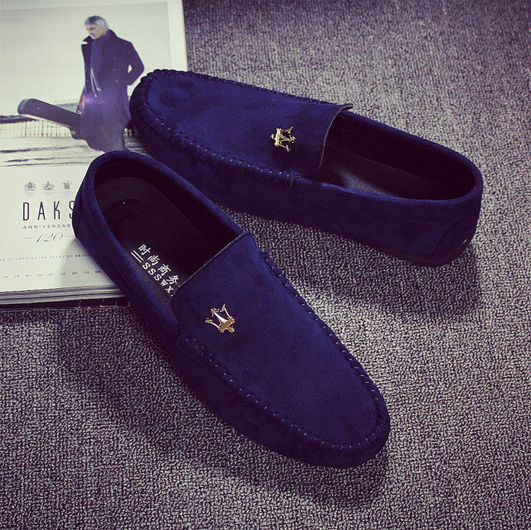 Spring Male Flat Shoes Moccasins British style Men Dress Shoes Lazy Breathable Canvas - CelebritystyleFashion.com.au online clothing shop australia