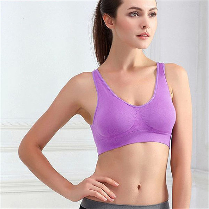 Women Seamless Solid Bra Fitness Bras Tops Breathable Underwear Lovely Young Size S-3XL-Dollar Bargains Online Shopping Australia