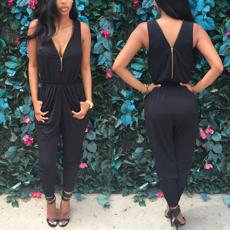 Sexy Women Backless Party Jumpsuit Playsuit Bodycon Romper Trousers Clubwear LX - CelebritystyleFashion.com.au online clothing shop australia
