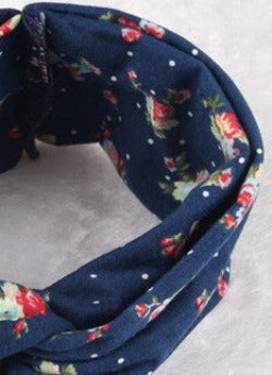 Retro Women Elastic Turban Twisted Knotted Headband Ethnic Floral Wide Stretch Hair Band Girl Yoga Hair Accessories-Dollar Bargains Online Shopping Australia