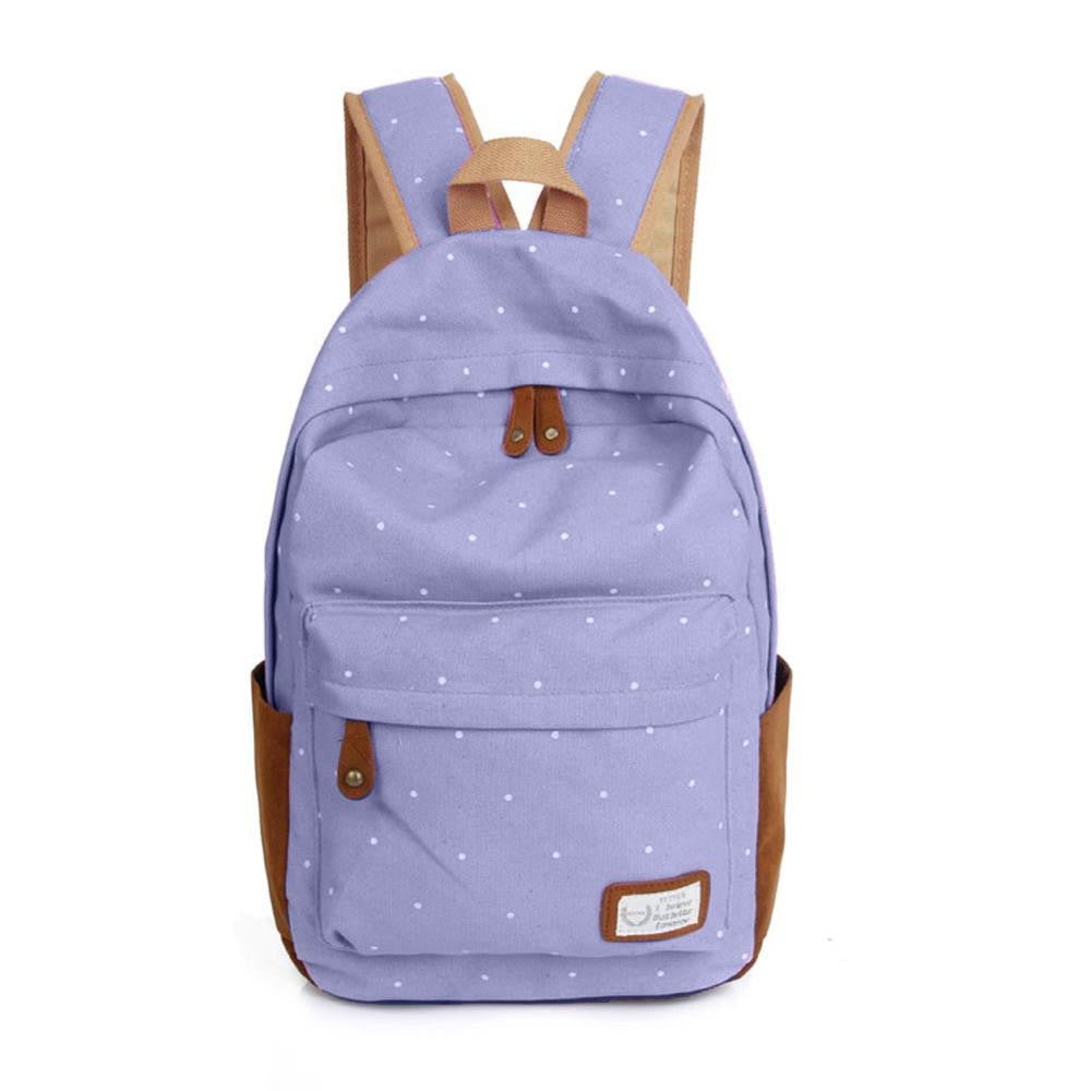 Fashion Unisex Dot Printing Backpack School Book Backpacks For Teenager Girl Boy School Bag Casual Stylish HB88-Dollar Bargains Online Shopping Australia