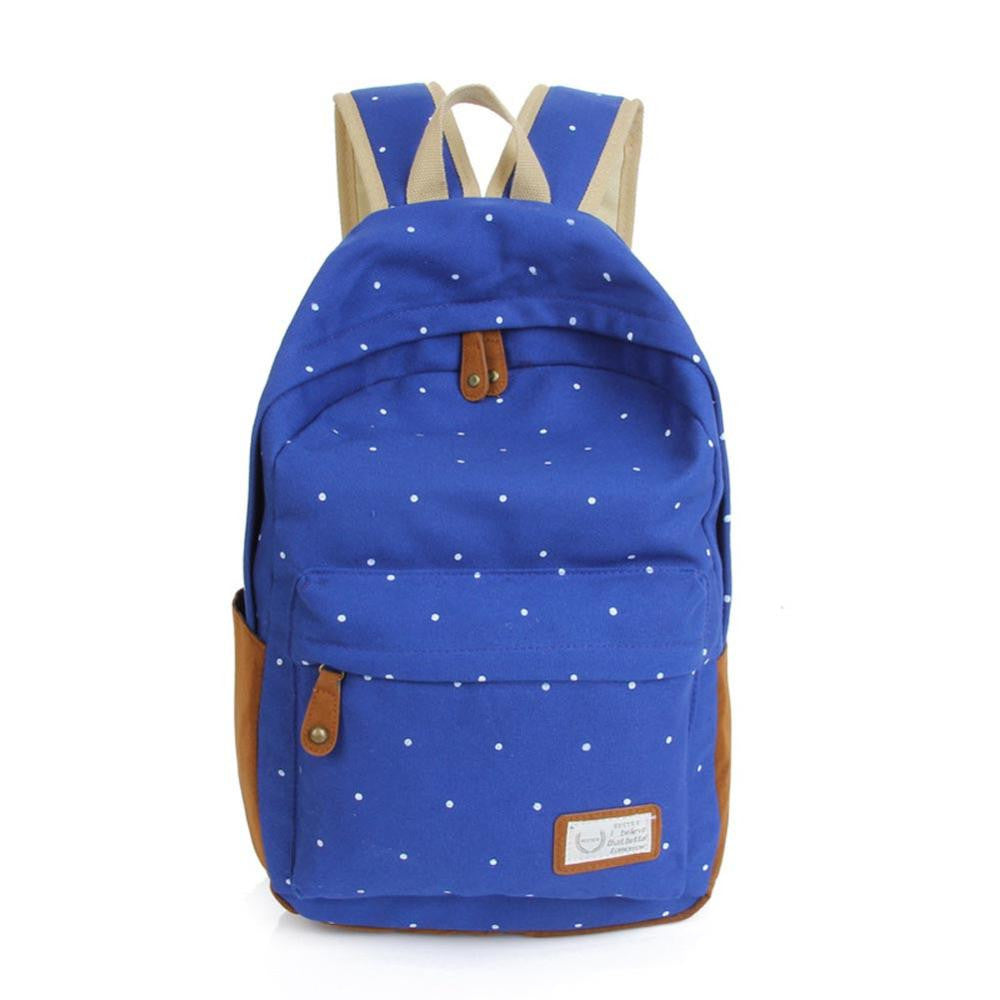 Fashion Unisex Dot Printing Backpack School Book Backpacks For Teenager Girl Boy School Bag Casual Stylish HB88-Dollar Bargains Online Shopping Australia
