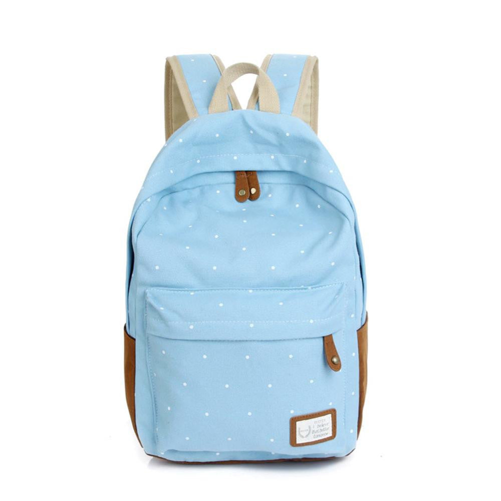 Fashion Unisex Dot Printing Backpack School Book Backpacks For Teenager Girl Boy School Bag Casual Stylish HB88-Dollar Bargains Online Shopping Australia