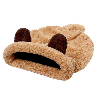 Cute Cat Sleeping Bag Warm Dog Cat Bed Pet Dog House Lovely Soft Pet Cat Mat Cushion High Quality Products Lovely Design-Dollar Bargains Online Shopping Australia