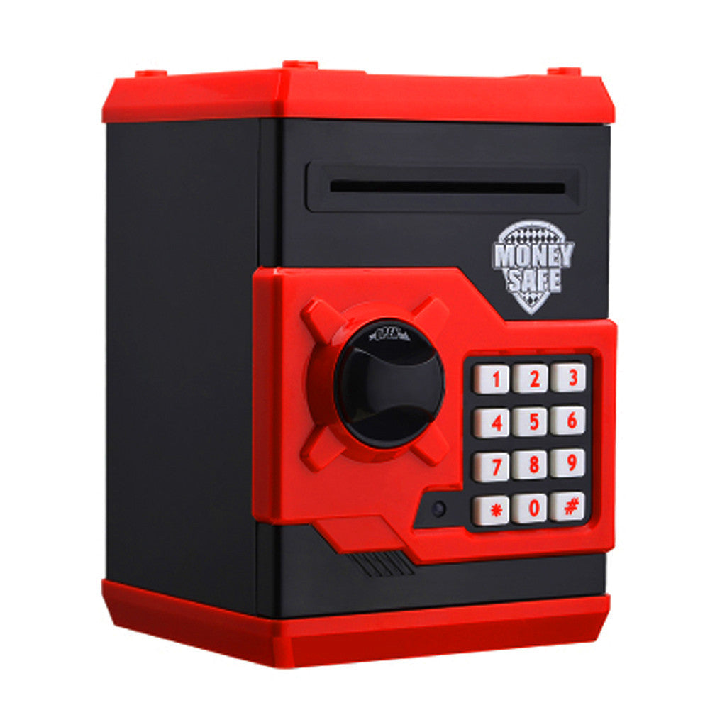 Red Metal Piggy Money Telephone Booth Kids Coin Saving Pot Box Money Saving Box-Dollar Bargains Online Shopping Australia