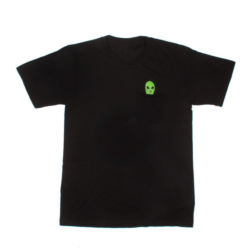 H149 Cat Pocket Women T-shirt Summer Style Tee Harajuku Women Tops Plus size 4XL-Dollar Bargains Online Shopping Australia