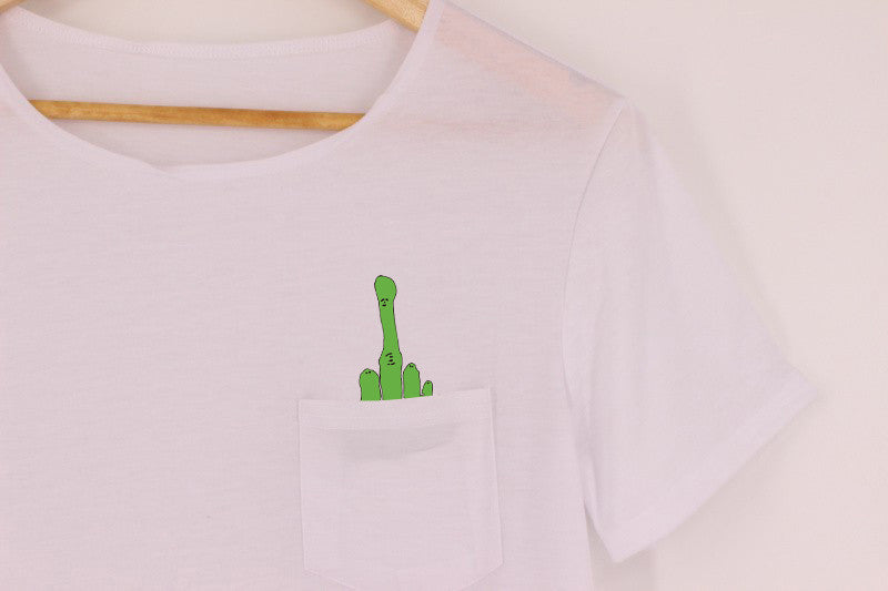 H149 Cat Pocket Women T-shirt Summer Style Tee Harajuku Women Tops Plus size 4XL-Dollar Bargains Online Shopping Australia