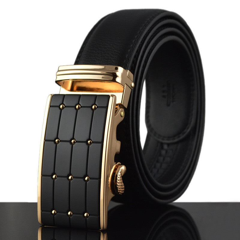 men automatic buckle brand designer leather belt business belt mens strap high quality and luxury cummerbund - CelebritystyleFashion.com.au online clothing shop australia