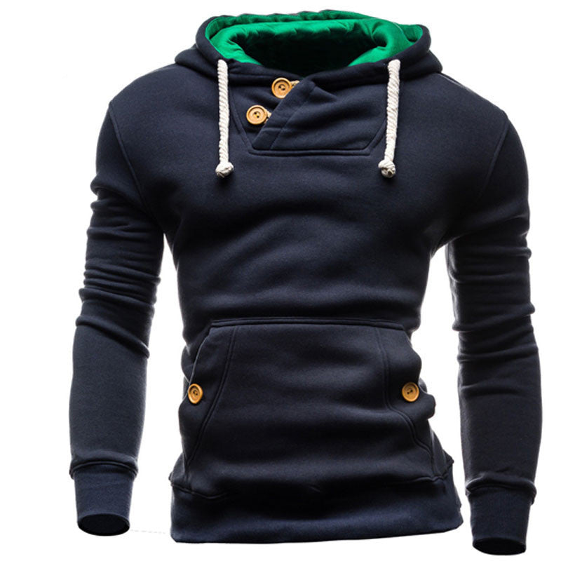 Hoodies Men Sudaderas Hombre Hip Hop Mens Brand Double Pocket Long Sleeve Hoodie Sweatshirt Suit Slim Fit Men Hoody-Dollar Bargains Online Shopping Australia