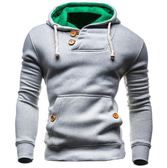 Hoodies Men Sudaderas Hombre Hip Hop Mens Brand Double Pocket Long Sleeve Hoodie Sweatshirt Suit Slim Fit Men Hoody-Dollar Bargains Online Shopping Australia