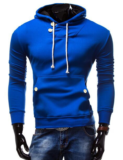 Hoodies Men Sudaderas Hombre Hip Hop Mens Brand Double Pocket Long Sleeve Hoodie Sweatshirt Suit Slim Fit Men Hoody-Dollar Bargains Online Shopping Australia