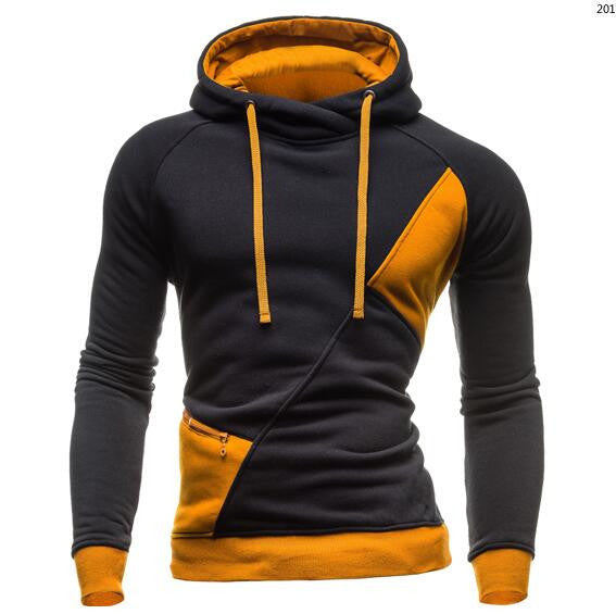 Hoodies Men Sudaderas Hombre Hip Hop Mens Brand Letter Hooded Zipper Hoodie Sweatshirt Slim Fit Men Hoody XXL WE-Dollar Bargains Online Shopping Australia