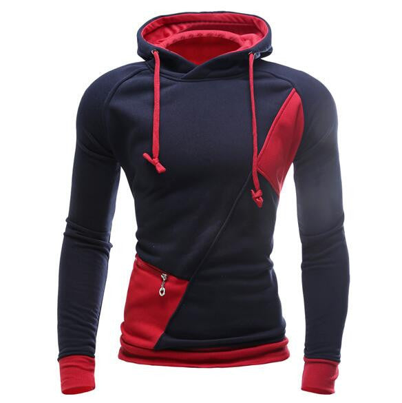 Hoodies Men Sudaderas Hombre Hip Hop Mens Brand Letter Hooded Zipper Hoodie Sweatshirt Slim Fit Men Hoody XXL WE-Dollar Bargains Online Shopping Australia