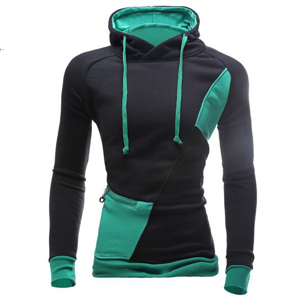 Hoodies Men Sudaderas Hombre Hip Hop Mens Brand Letter Hooded Zipper Hoodie Sweatshirt Slim Fit Men Hoody XXL WE-Dollar Bargains Online Shopping Australia