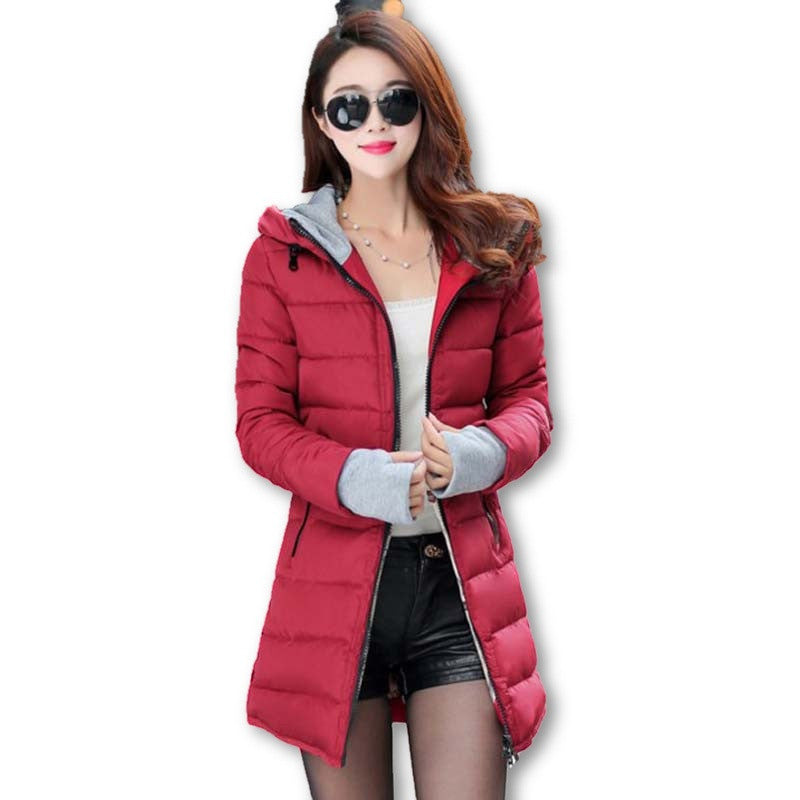 Winter Jacket Women Cotton Padded Coat Parkas For Women Winter Manteau Femme Casual Fashion BB0008-Dollar Bargains Online Shopping Australia