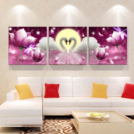 Print poster canvas Wall Art Beautiful roses cuadros Decoration art oil painting Modular pictures on the hall wall(no frame)3pcs-Dollar Bargains Online Shopping Australia