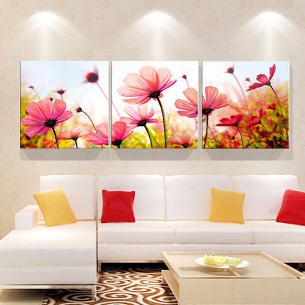 Print poster canvas Wall Art Beautiful roses cuadros Decoration art oil painting Modular pictures on the hall wall(no frame)3pcs-Dollar Bargains Online Shopping Australia