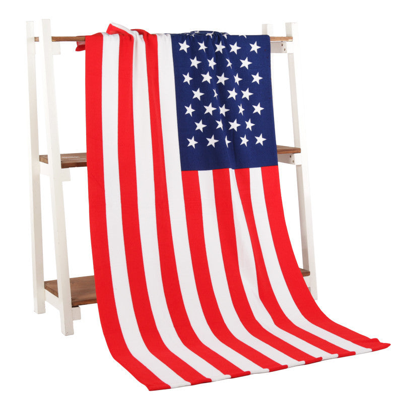 Beach Towel USA flag UK FLAG Microfiber Bath Towels For Adults Flag Big Printed Beach Towel Drying Toalla Bathroom 70*140cm-Dollar Bargains Online Shopping Australia