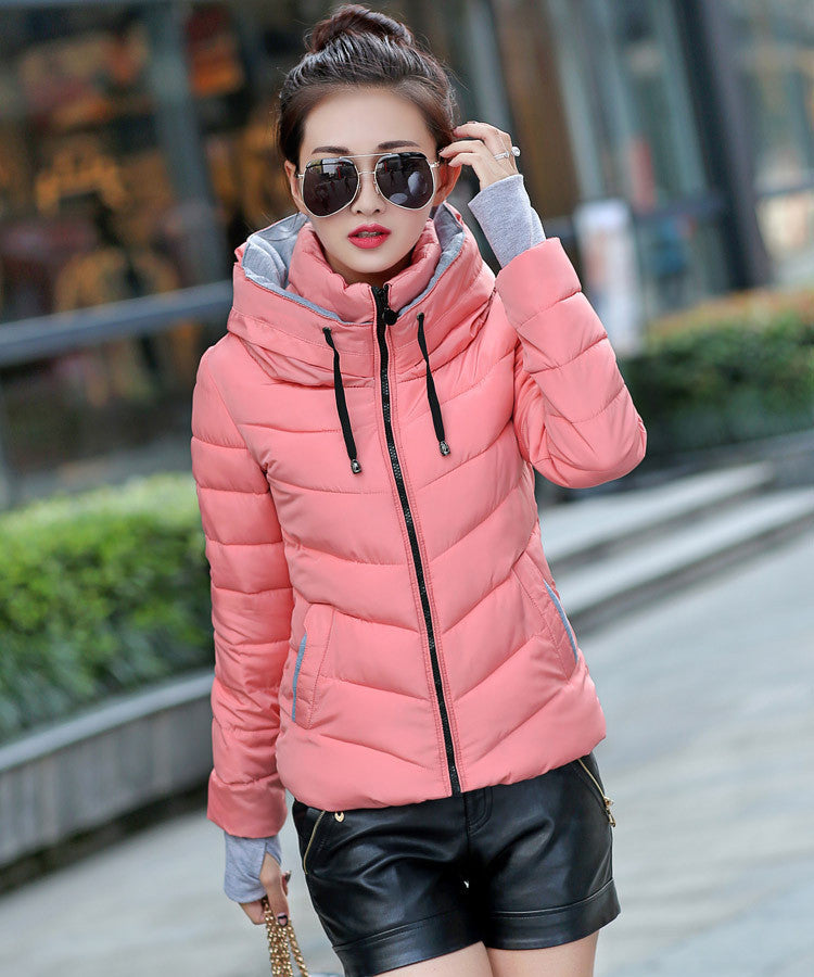 hooded plus size long sleeve warm light down padded winter jacket women parkas for women winter coat women B143-Dollar Bargains Online Shopping Australia
