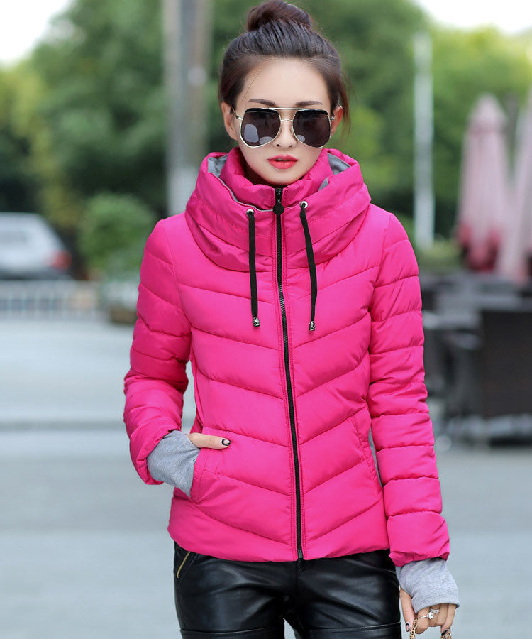 hooded plus size long sleeve warm light down padded winter jacket women parkas for women winter coat women B143-Dollar Bargains Online Shopping Australia