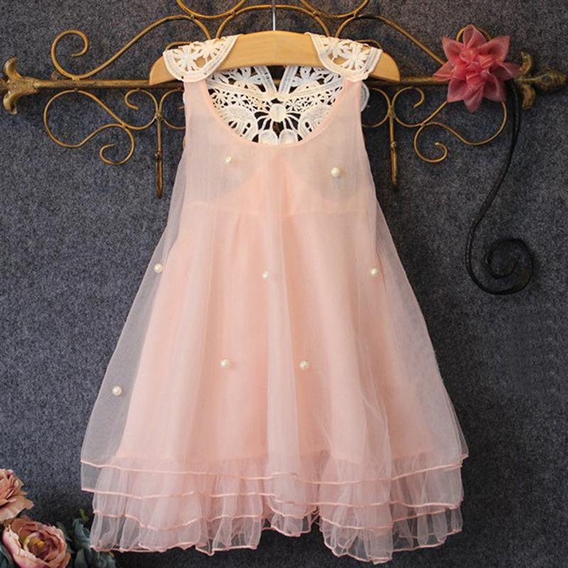 Baby Girl Clothes Summer Lace Flower Tutu Princess Kids Dresses For Girls Children Clothes Sets - CelebritystyleFashion.com.au online clothing shop australia