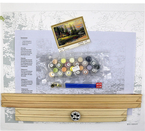 Wall Landscape Oil Painting By Numbers Home Pictures Canvas Oil Painting Coloring By Number-Dollar Bargains Online Shopping Australia