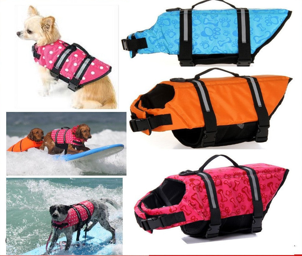 Pet Dog Save Life Jacket Safety Clothes Life Vest Outward Saver Pet Dog Swimming Preserver Large Dog Clothes Summer Swimwear-Dollar Bargains Online Shopping Australia
