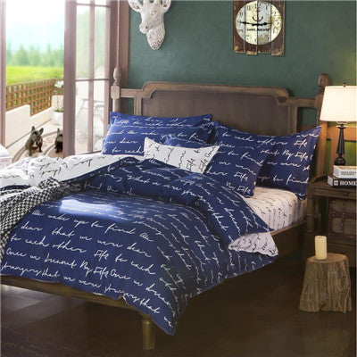 bedding set Autumn style duvet cover twin Full Queen Nordic style bedding bed linen flat sheet +duvet cover bedclothes clear out-Dollar Bargains Online Shopping Australia