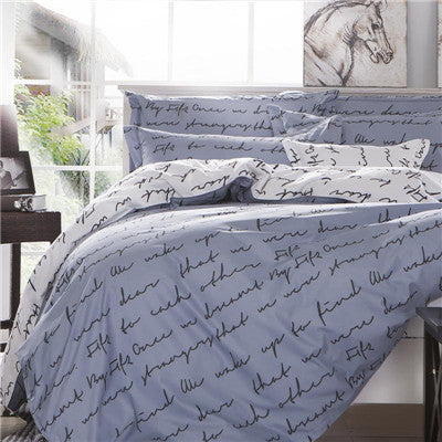 bedding set Autumn style duvet cover twin Full Queen Nordic style bedding bed linen flat sheet +duvet cover bedclothes clear out-Dollar Bargains Online Shopping Australia