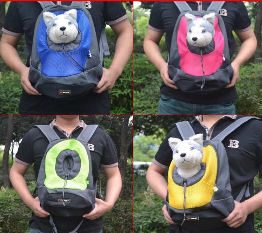 Pet Carrier Dog Carrier Pet Backpack Bag Portable Travel Bag Pet Dog Front Bag Mesh Backpack Head Out Double Shoulder Outdoor-Dollar Bargains Online Shopping Australia