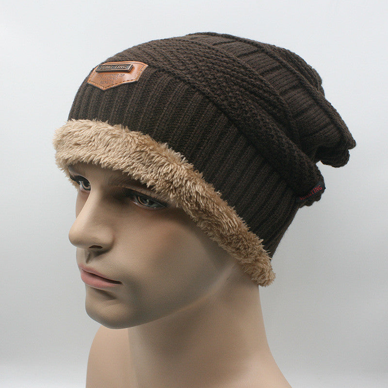 Men Warm Hats Beanie Hat Winter Knitting Wool Hat for Unisex Caps Lady Beanie Knitted Caps Women's Hats Outdoor Warm - CelebritystyleFashion.com.au online clothing shop australia