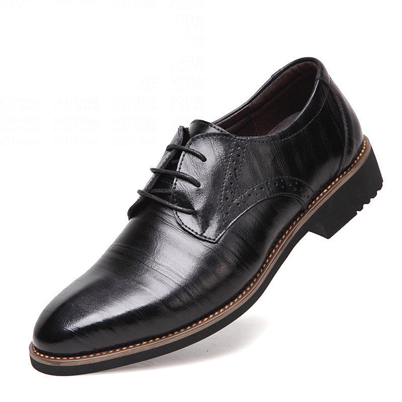 100% Genuine Leather Mens Dress Shoes, High Quality Oxford Shoes For Men, Lace-Up Business Men Shoes, Brand Men Wedding Shoes - CelebritystyleFashion.com.au online clothing shop australia