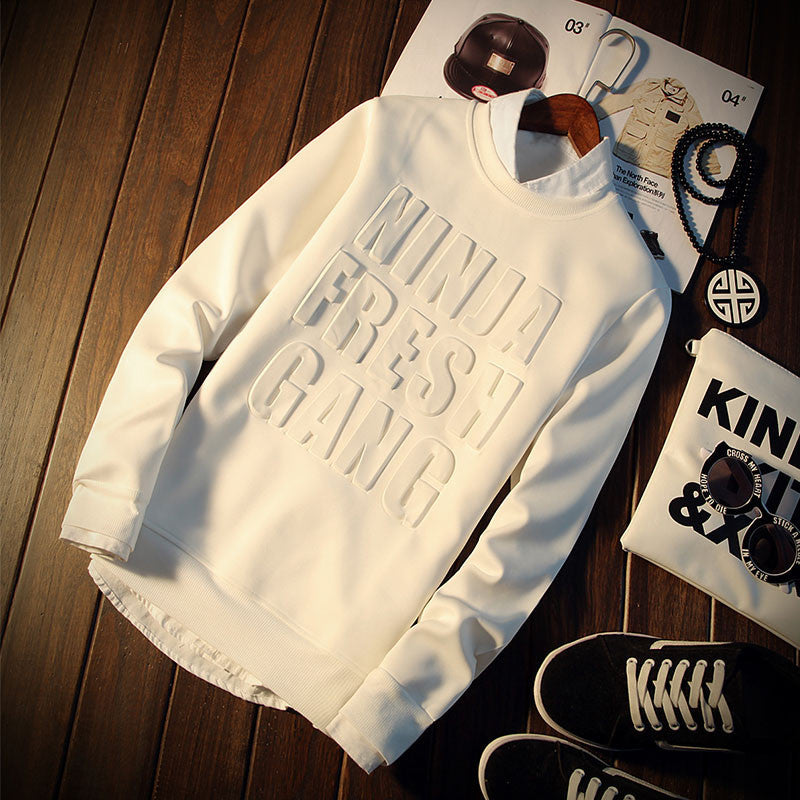 ninja letter men Sweatshirt ninja fresh gang print men hoodies hombre High Quality Women & Men big size 4XL-Dollar Bargains Online Shopping Australia