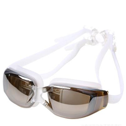 Electroplating UV Waterproof Antifog Swimwear Eyewear Swim Diving Water Glasses Gafas Adjustable Swimming Goggles Women Men A020-Dollar Bargains Online Shopping Australia