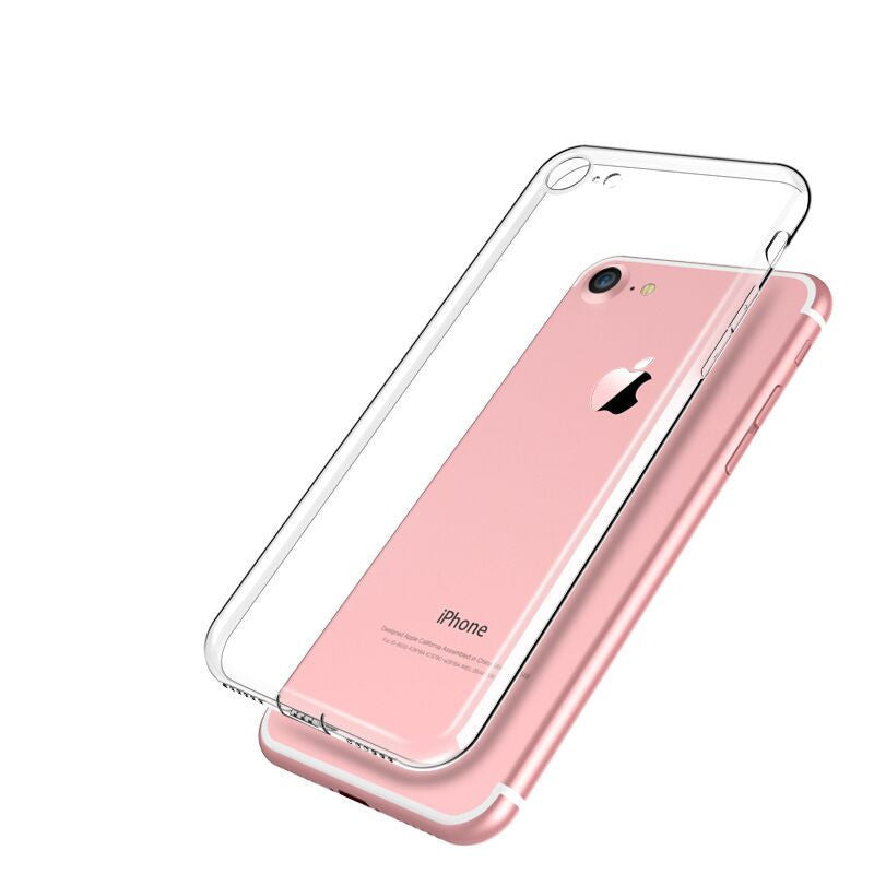 iphone 7 Case Silicone Cover For iphone 7 Plus Transparent Color Slim Phone Protection Soft Shell i7 4.7 5.5-Dollar Bargains Online Shopping Australia