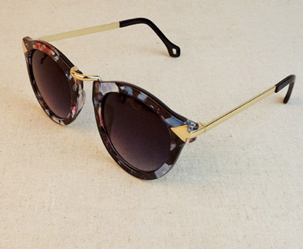 Women Sunglasses Arrow Style Female Glasses Metal Frame Round Sun Glasses-Dollar Bargains Online Shopping Australia