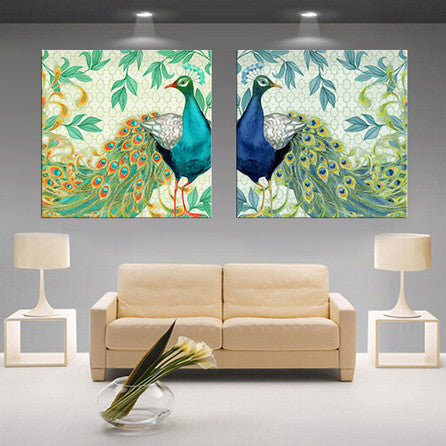 modern 3D white lotus definition pictures canvas Home Decoration living room Wall modular painting Print (no frame)2pcs-Dollar Bargains Online Shopping Australia