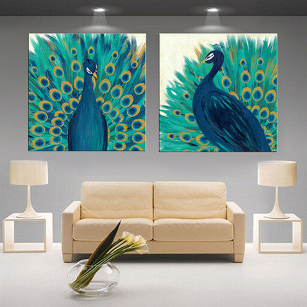 modern 3D white lotus definition pictures canvas Home Decoration living room Wall modular painting Print (no frame)2pcs-Dollar Bargains Online Shopping Australia