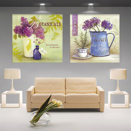 modern 3D white lotus definition pictures canvas Home Decoration living room Wall modular painting Print (no frame)2pcs-Dollar Bargains Online Shopping Australia