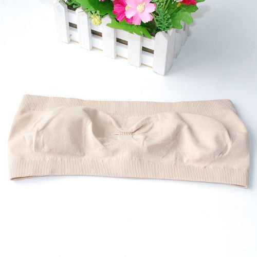 Fashion Women Ladies Girl Sexy Strapless Boob Tube Top Brassiere Bandeau Bra-Dollar Bargains Online Shopping Australia