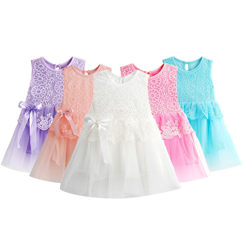 New Infant Baby Girl Tutu Dress Kids Cute Lace Flower Summer Party Princess Dresses baby girl Christmas Clothes Z2 - CelebritystyleFashion.com.au online clothing shop australia